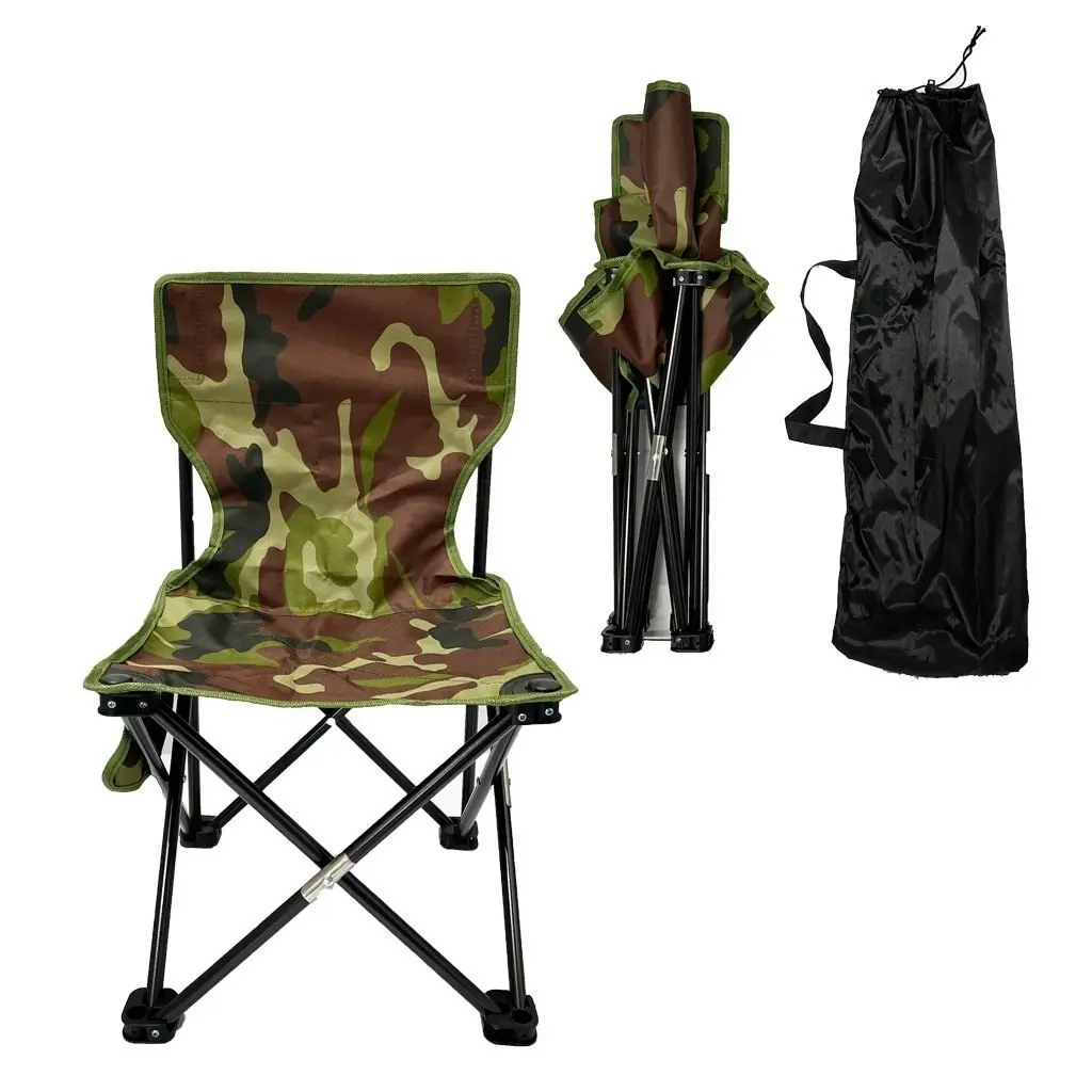 Aluminum Alloy Folding Camping Chair Outdoor Hiking Patio Backpacking Mediam - One Size