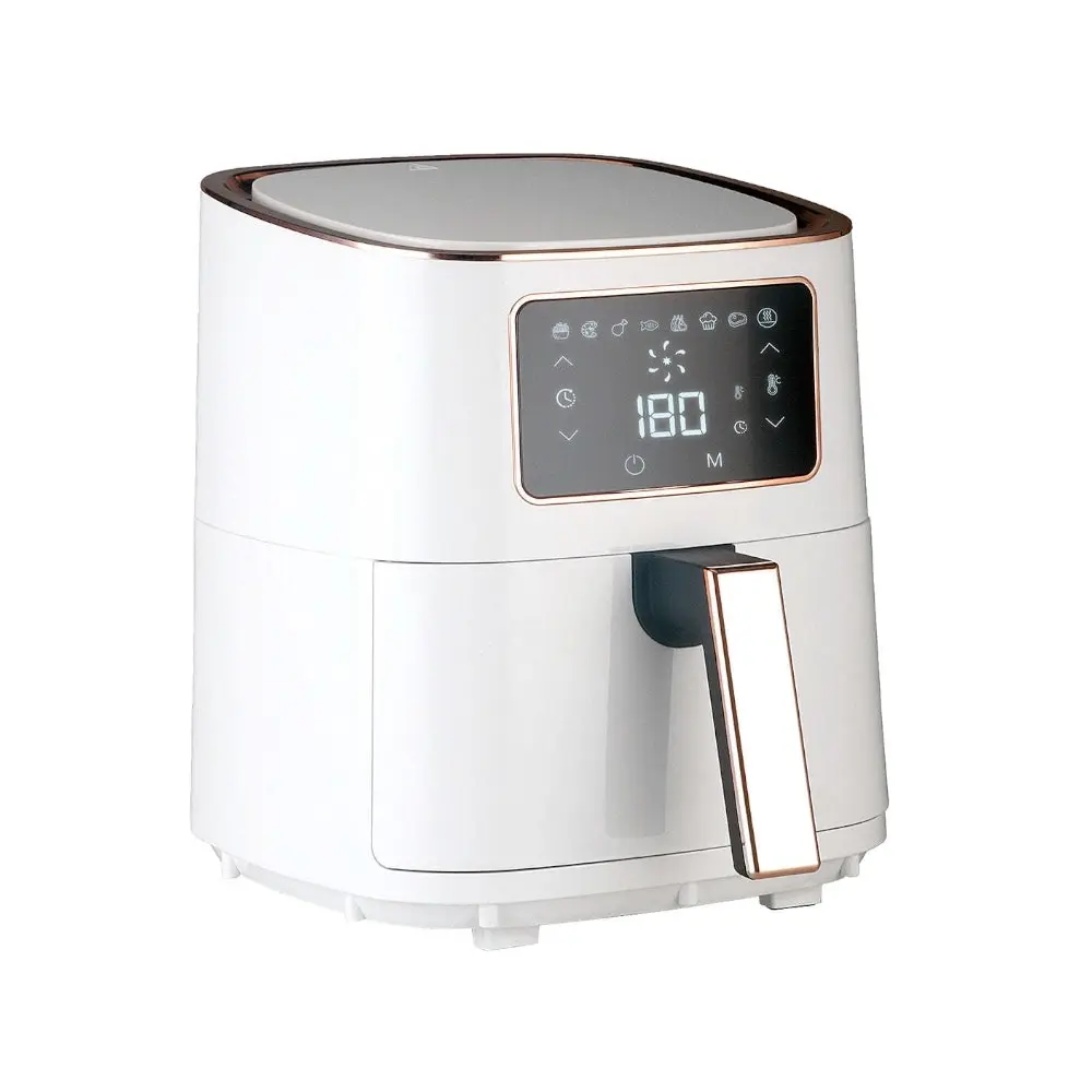 7L Digital Air Fryer (White Rose Gold) 1700W, <200C, 8 Cooking Settings - One Size