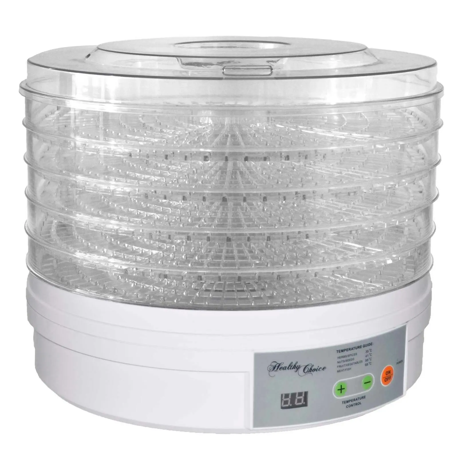 European Design Food Dehydrator/ Preserver W/ 2 Power Levels - One Size