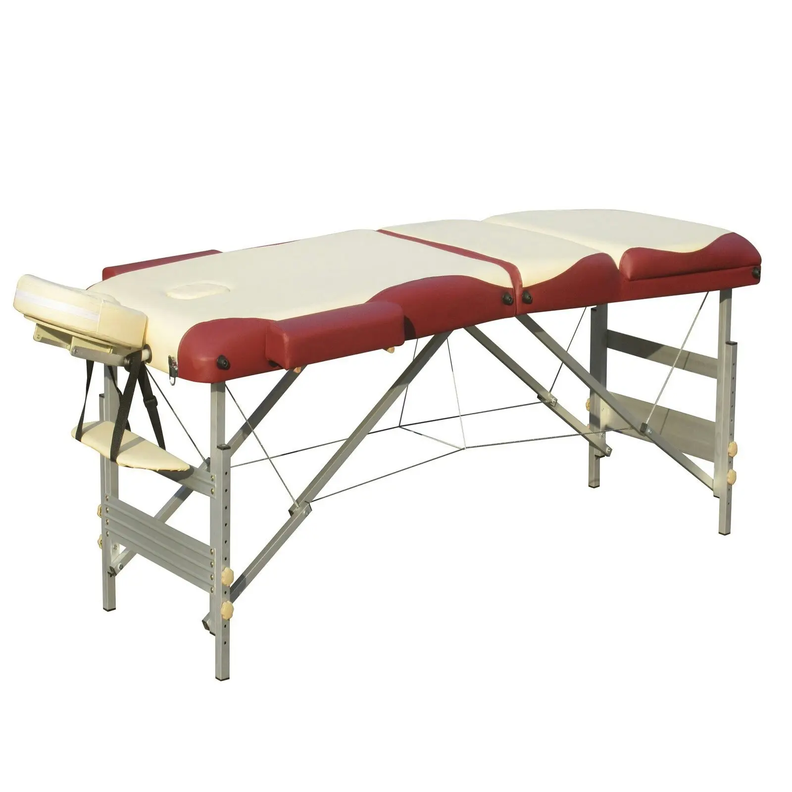 3 Fold Portable Aluminium Massage Table Bed Beauty Therapy