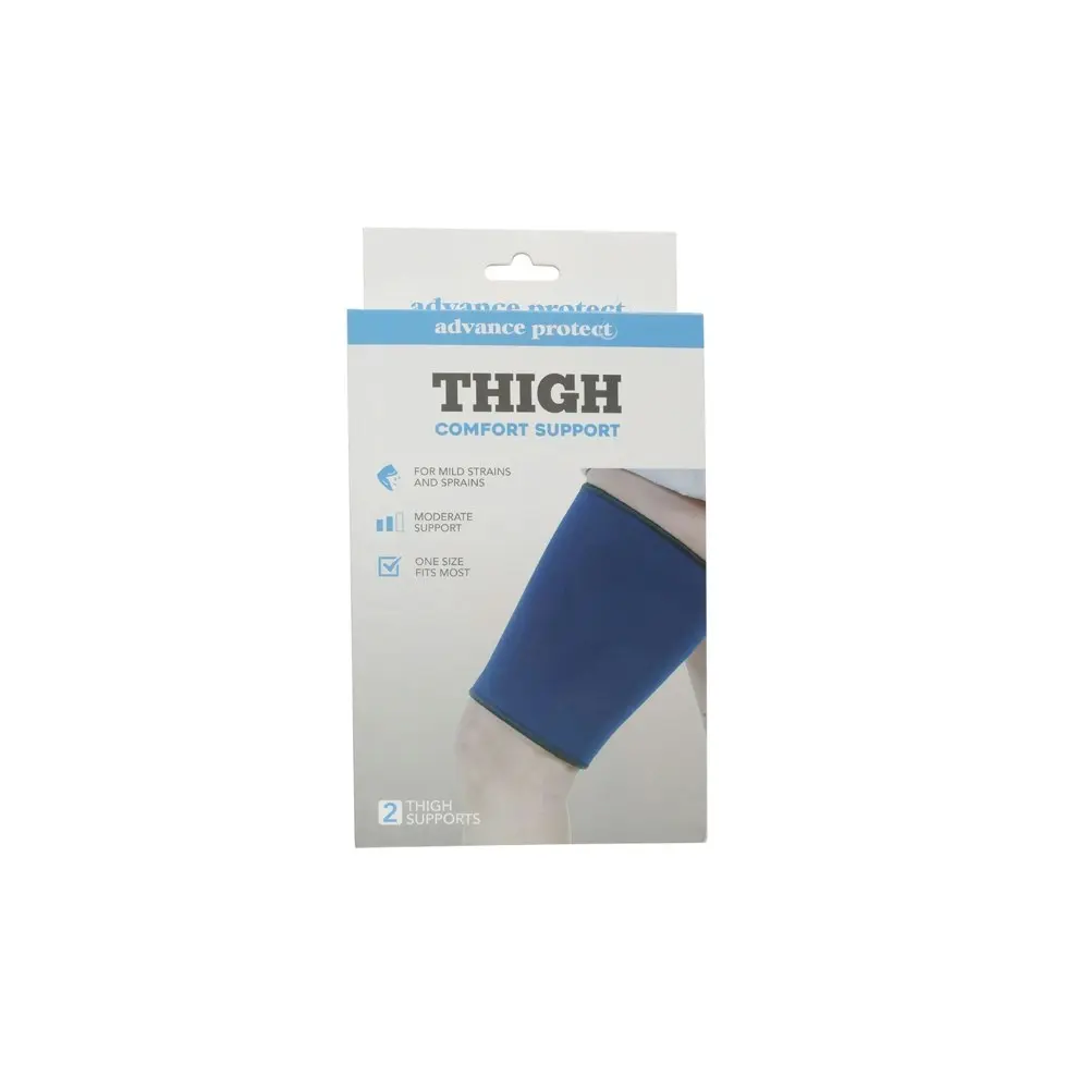 6x 2pc Advance Protect Thigh Support Compression Wraps for Athletic Support Fit