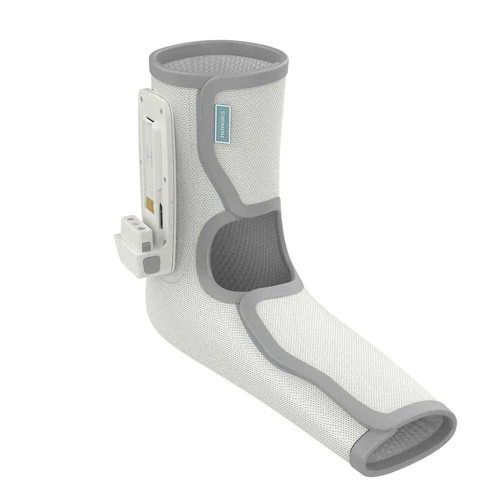 Homedics Modulair Foot Compression Wrap Soothing Sleeve and Controller