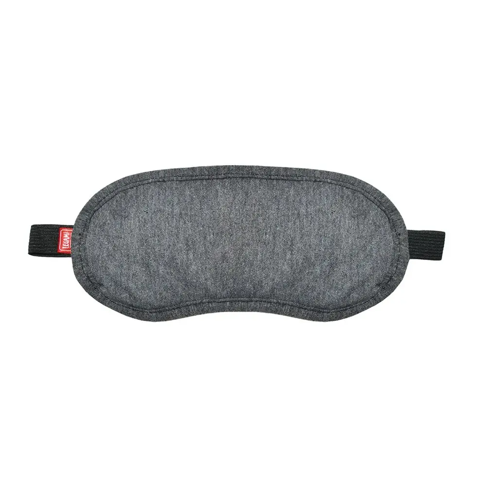 2x Legami Cotton Travel Sleep Eye Mask Sleeping Shade Cover Blindfold 21cm Grey