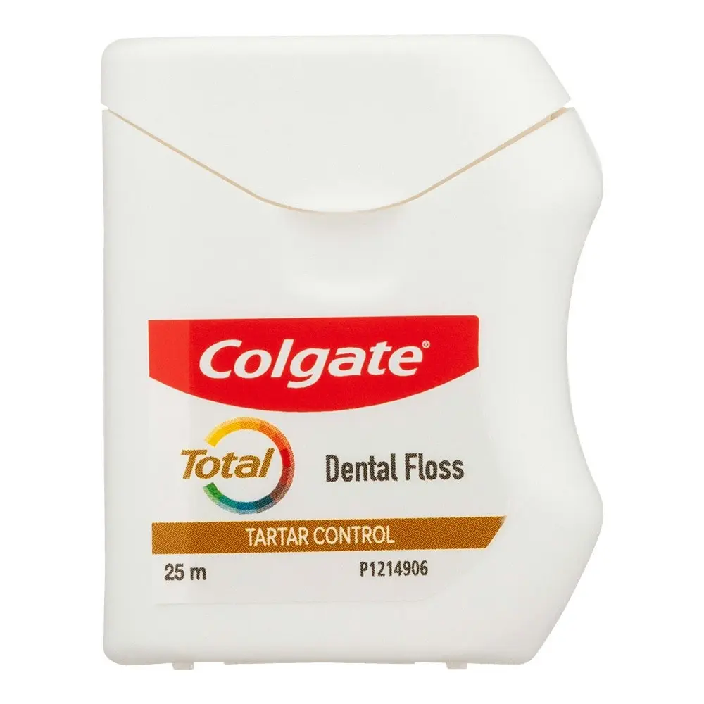 3x 25m Colgate Total Tartar Control Dental Floss/Flossers Teeth/Oral Care Mint