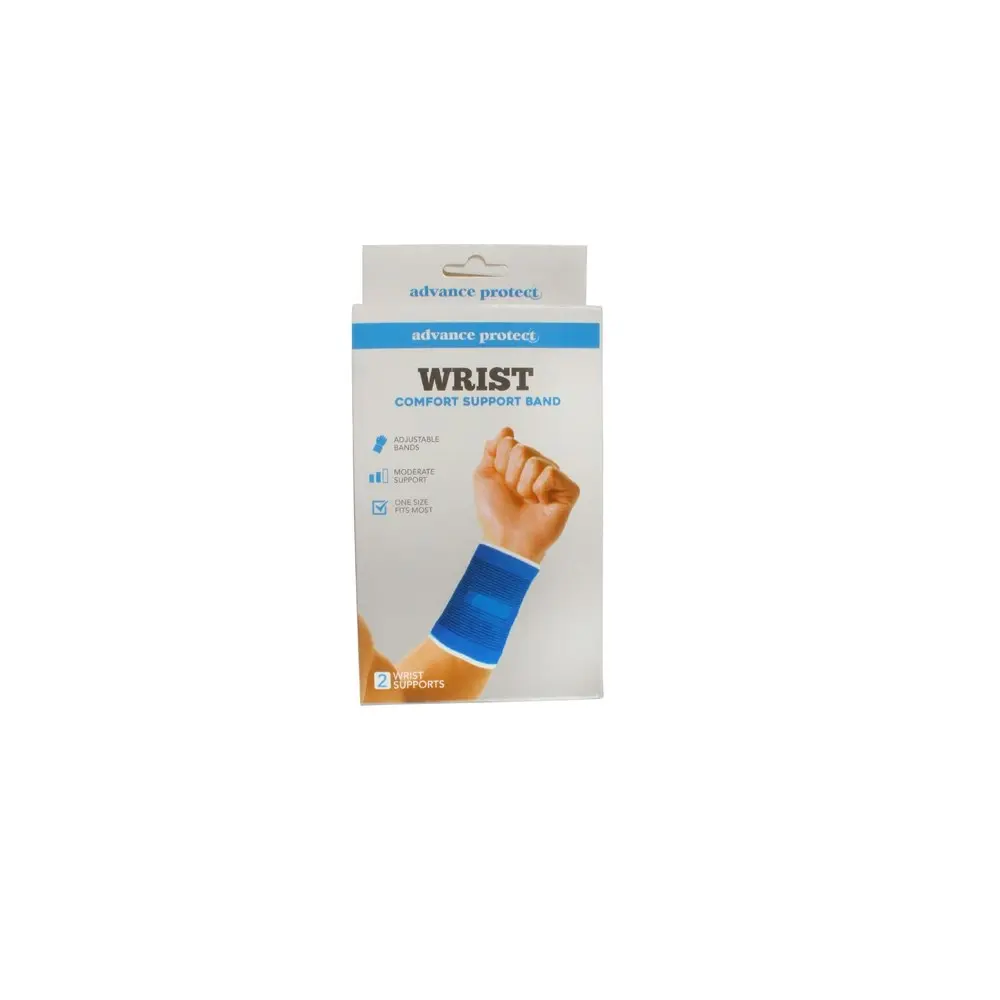 6x 2pc Advance Protect Adjustable Wrist Support Sports & Everyday Use 10x8cm