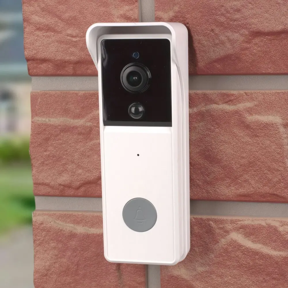 Laser Smarthome Video Doorbell w/ Chime Full HD 1080p Security Camera White