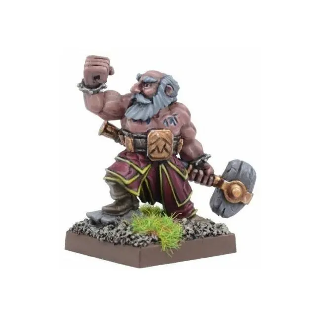 2PK Mantic Games Kings Of War Dwarf Stone Priest Tabletop Minis Kids Figure Toy