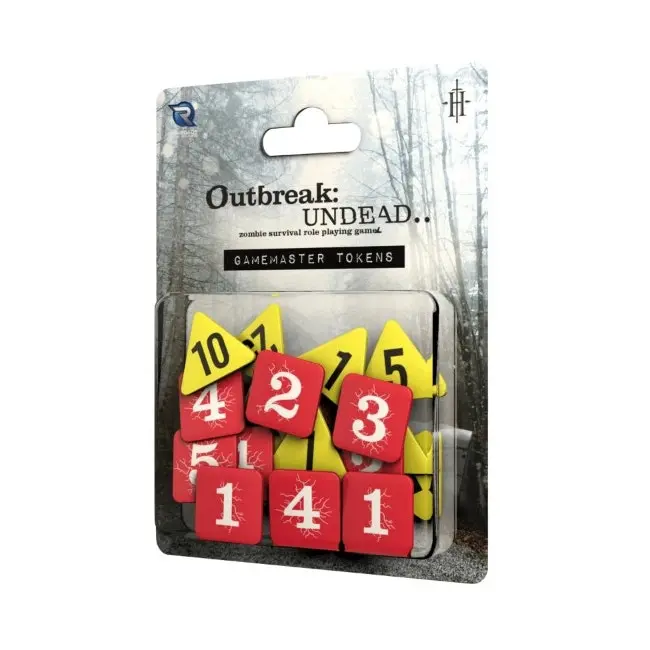 3x Renegade Game Outbreak Undead 2nd Edition RPG Gamemasters Tokens Gaming