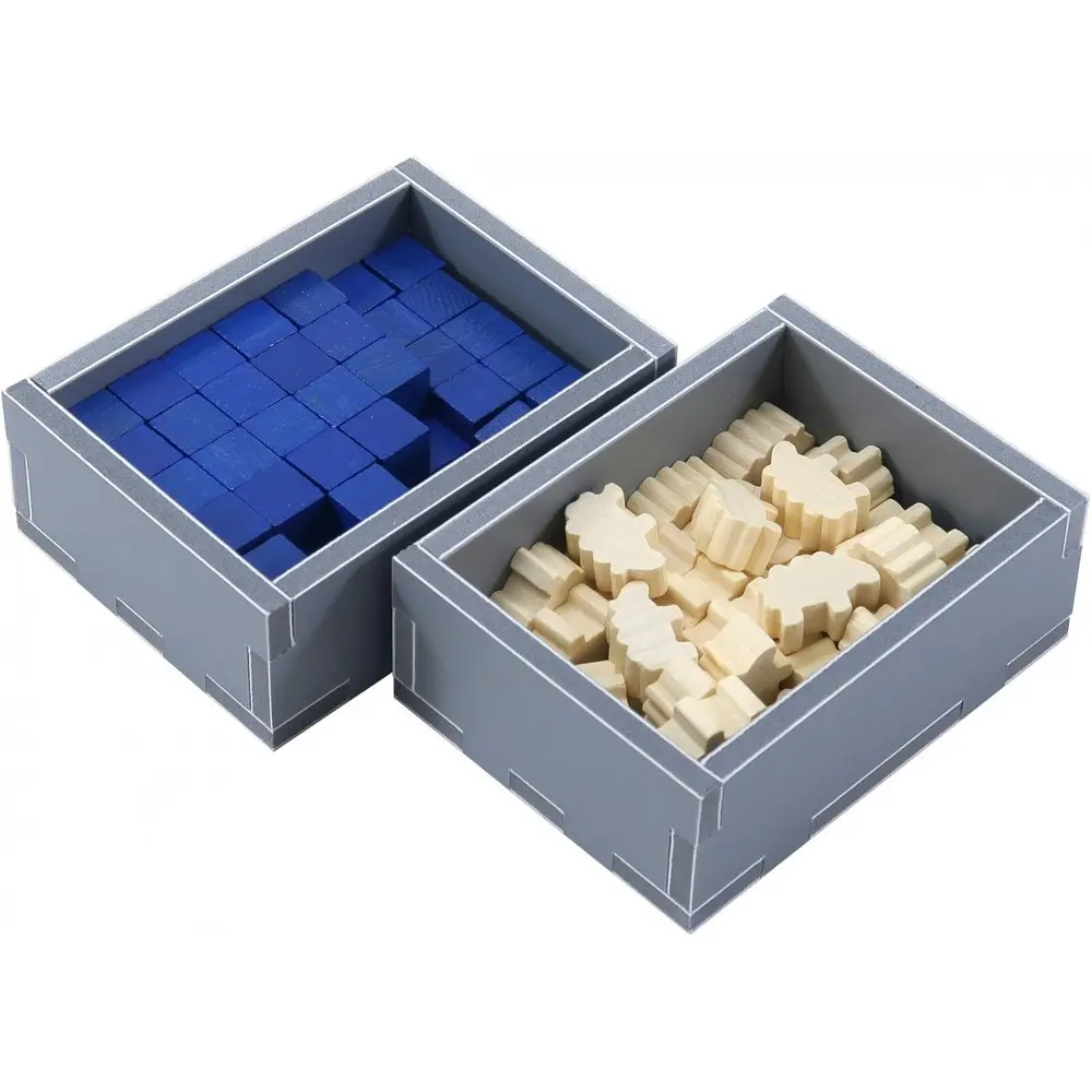 Folded Space Game Inserts Divider Tray Boardgame Organiser Box For Hallertau