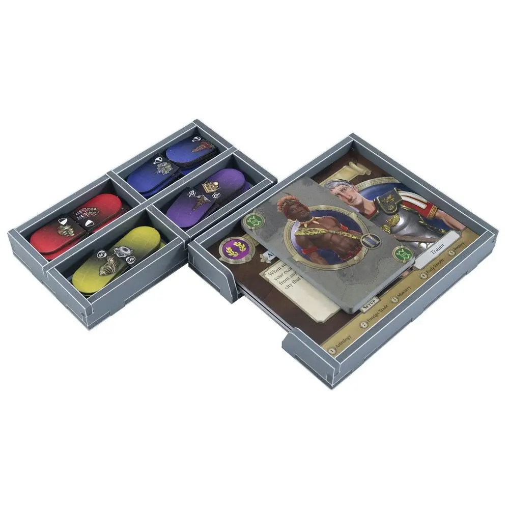 Folded Space Game Inserts Divider Tray Organiser For Civilization A New Dawn