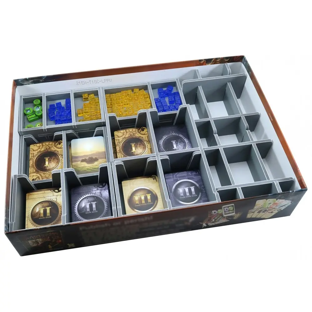 Folded Space Game Inserts Divider Tray Boardgame Organiser Through the Ages