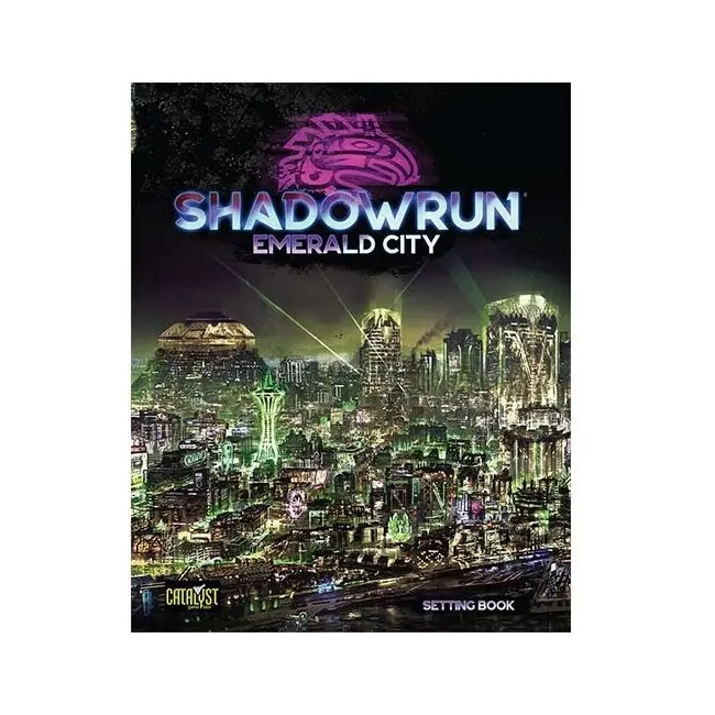 Catalyst Game Labs Shadowrun Emerald City Hardcover Roleplaying Game Guide Book