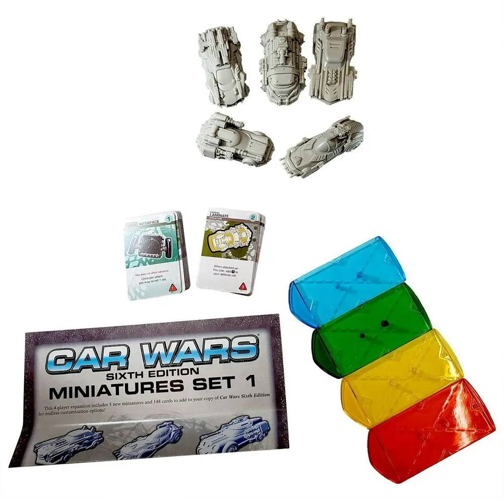 Steve Jackson Games Car Wars 6th Edition Miniatures Kids/Adult Figure Toy Set 1