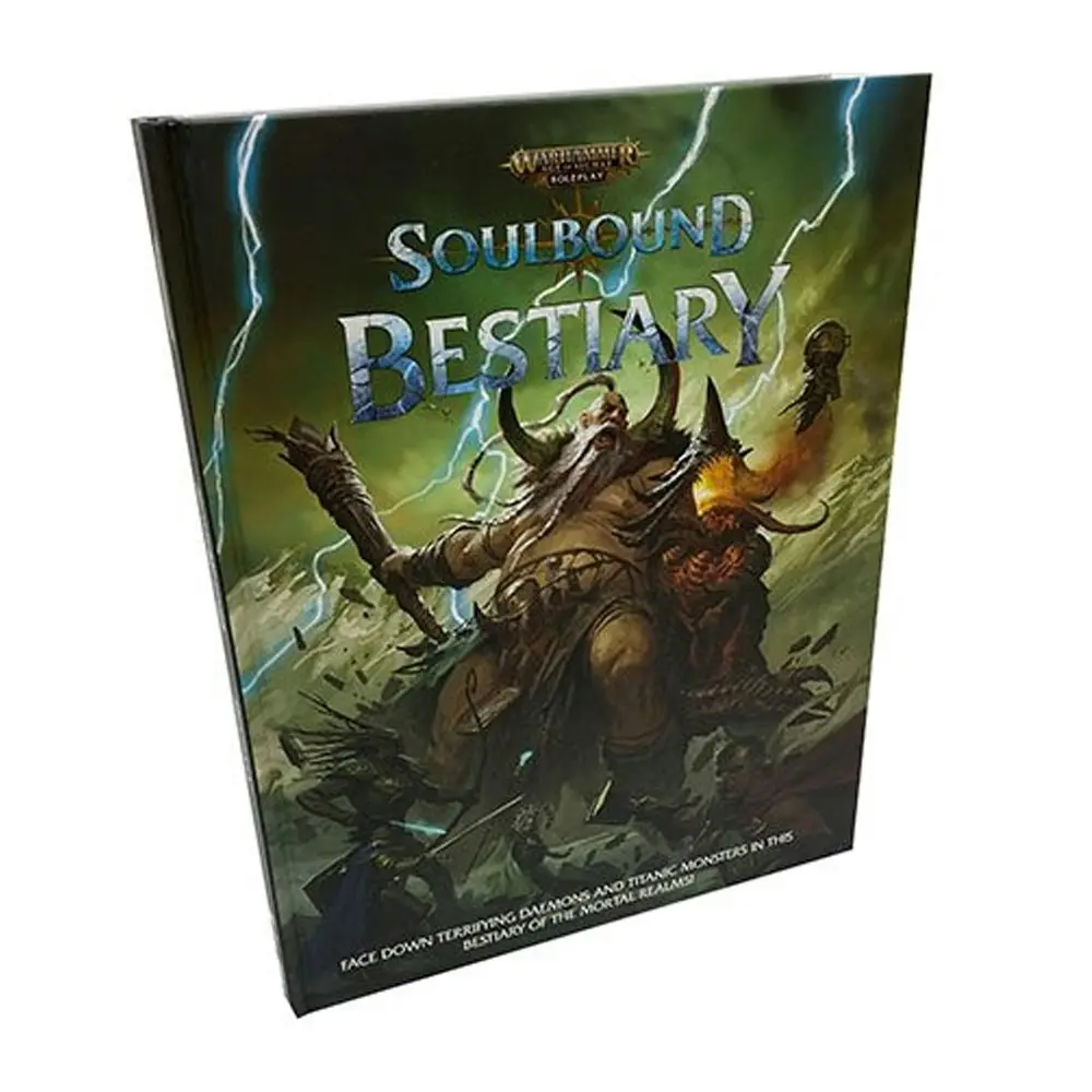 Warhammer Age of Sigmar Soulbound Bestiary Role Playing Games Strategy Book