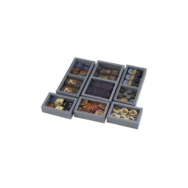 Folded Space Game Inserts Divider Tray Boardgame Organiser Box For Kemet