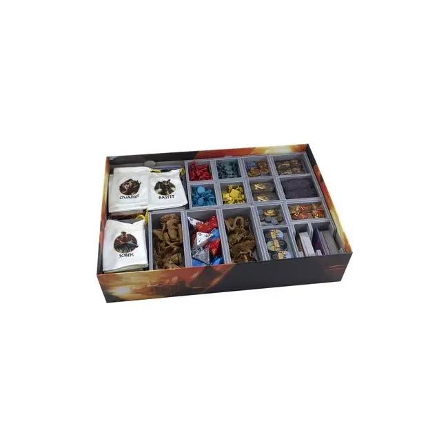 Folded Space Game Inserts Divider Tray Boardgame Organiser Box For Kemet