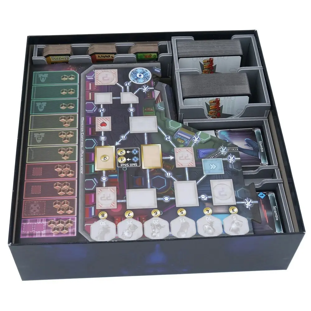 Folded Space Game Inserts Divider Tray For Clank! In Space Plus Expansions