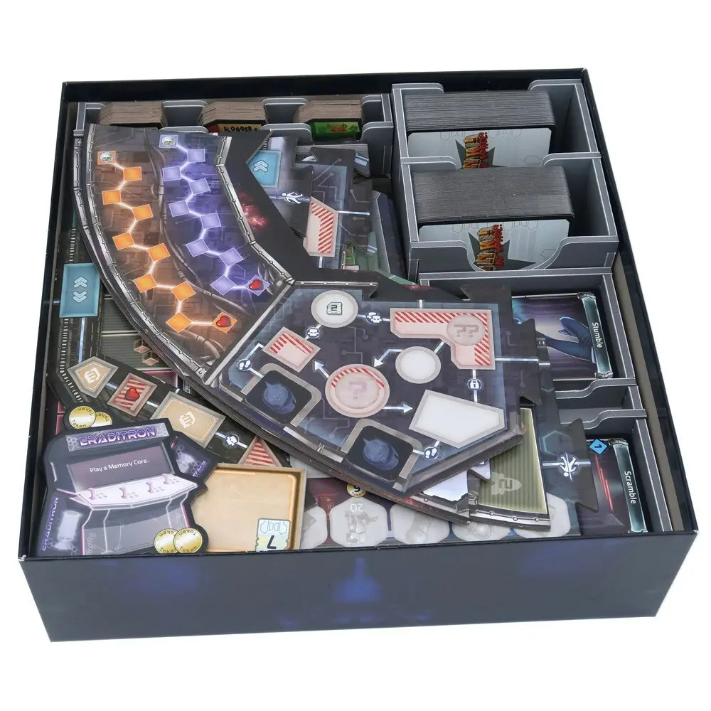 Folded Space Game Inserts Divider Tray For Clank! In Space Plus Expansions