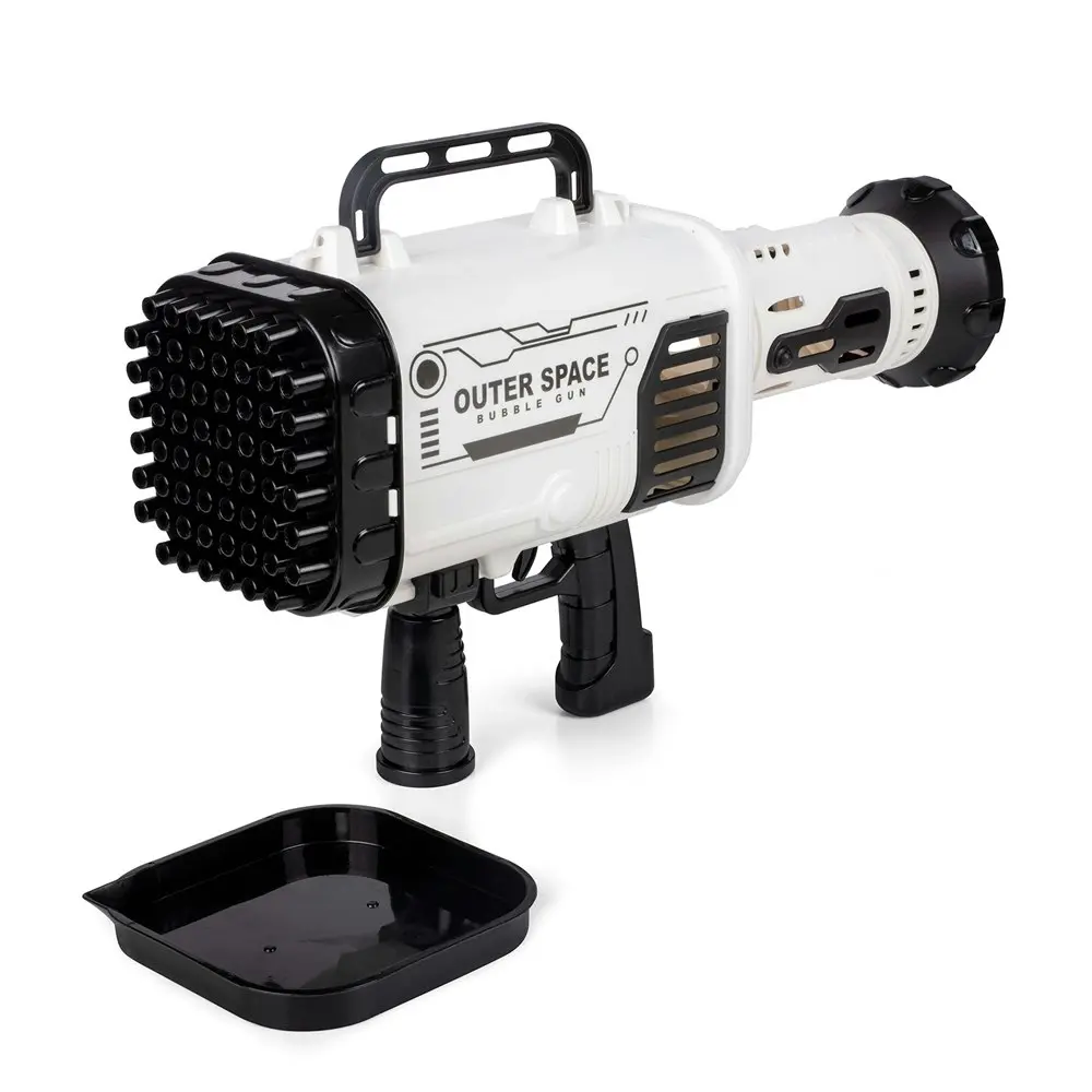 Thumbs Up Rechargeable Extreme Bubble Launcher Gun w/USB White/Black 3y+