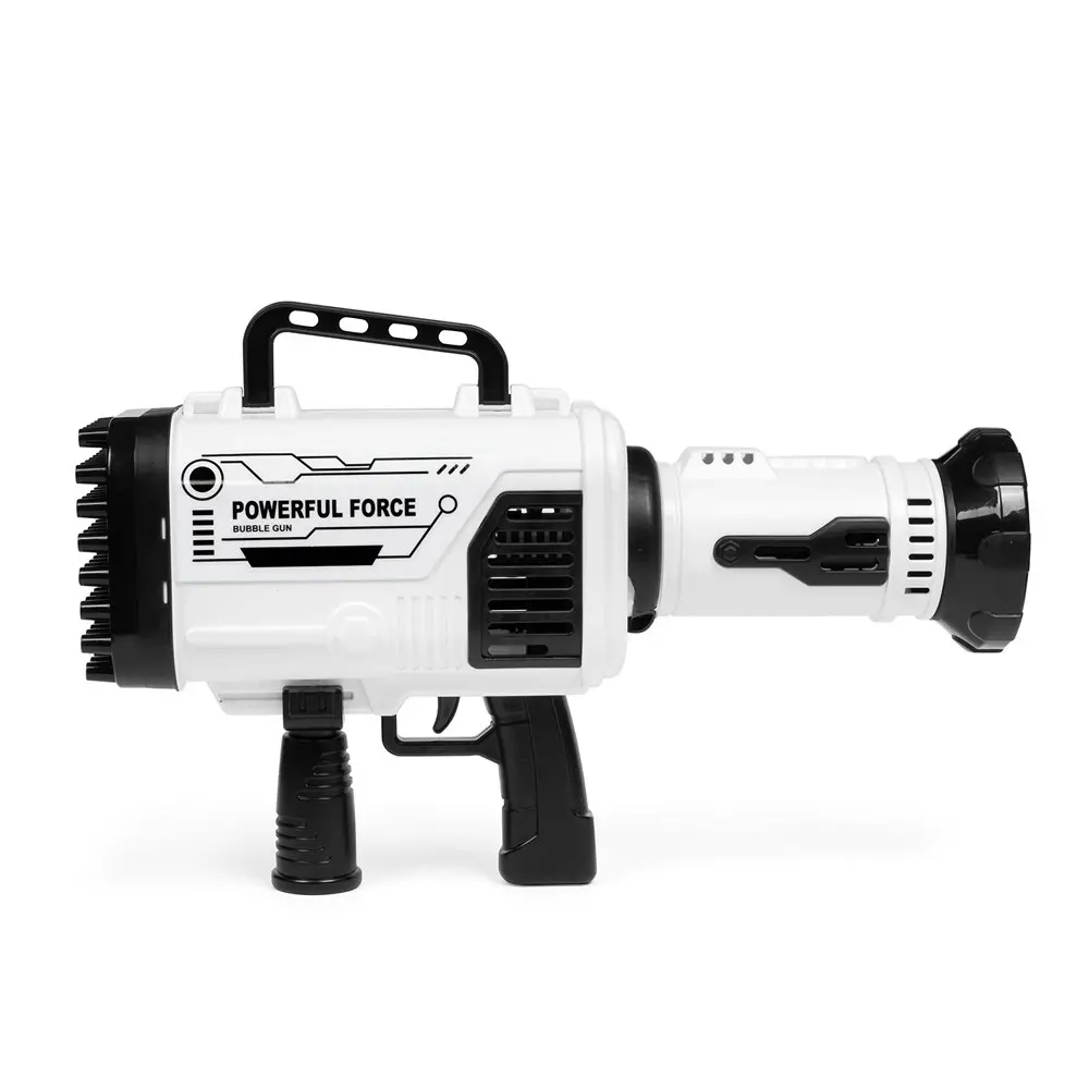 Thumbs Up Rechargeable Extreme Bubble Launcher Gun w/USB White/Black 3y+