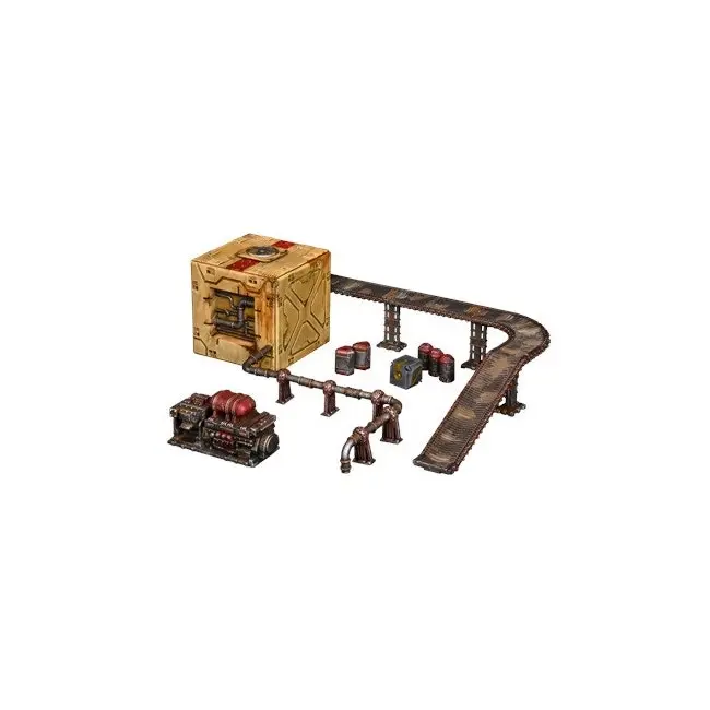 Mantic Games Terraincrate Industrial Zone Sci-Fi Battlefield TTRPG Accessory Set