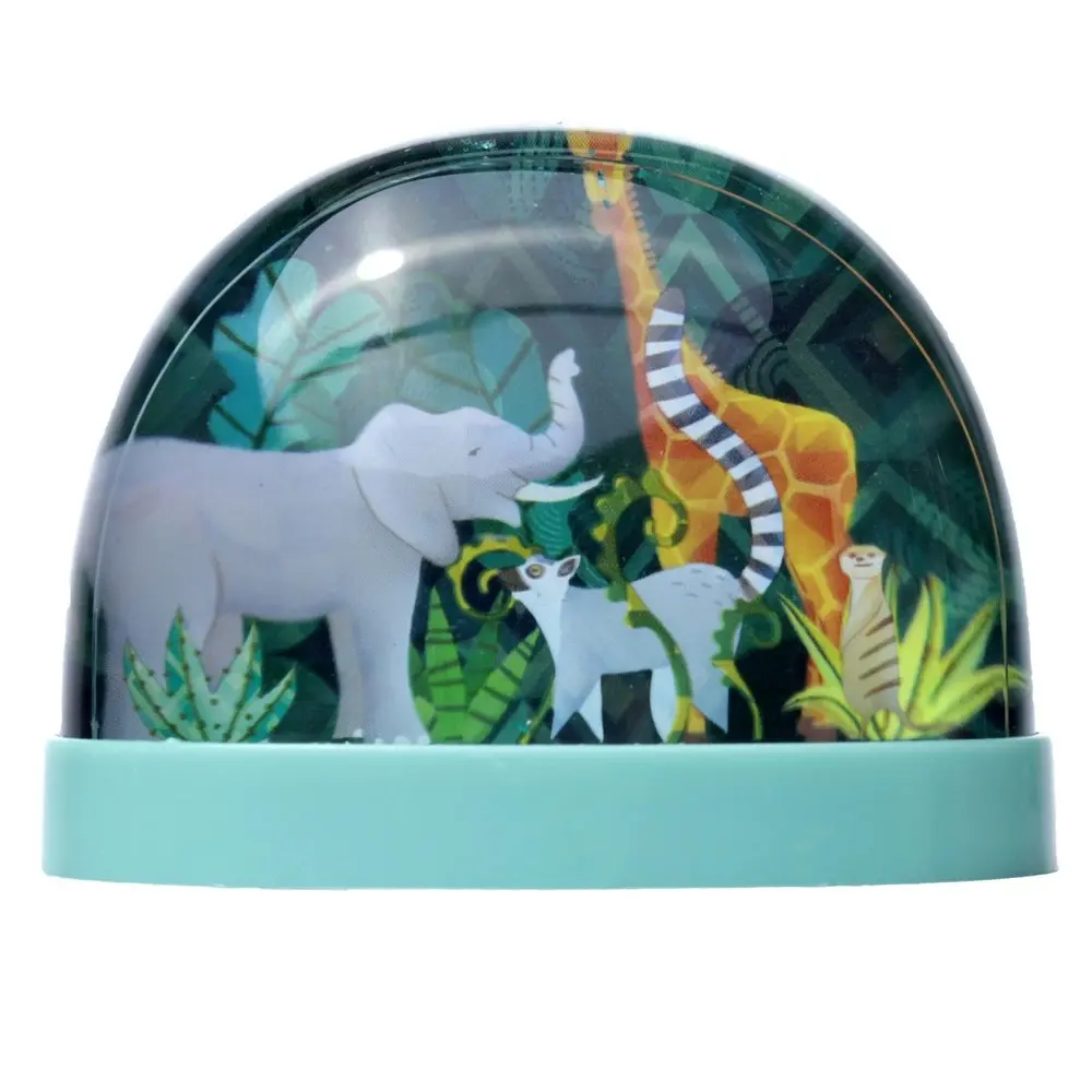 3x Animal Kingdom Snow Dome Kids/Children Tabletop Nursery Home Room Decor 7cm