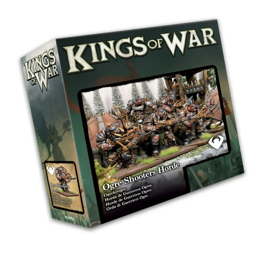 Mantic Games Kings Of War Ogre Shooters Horde Tabletop Miniature Figure Toy