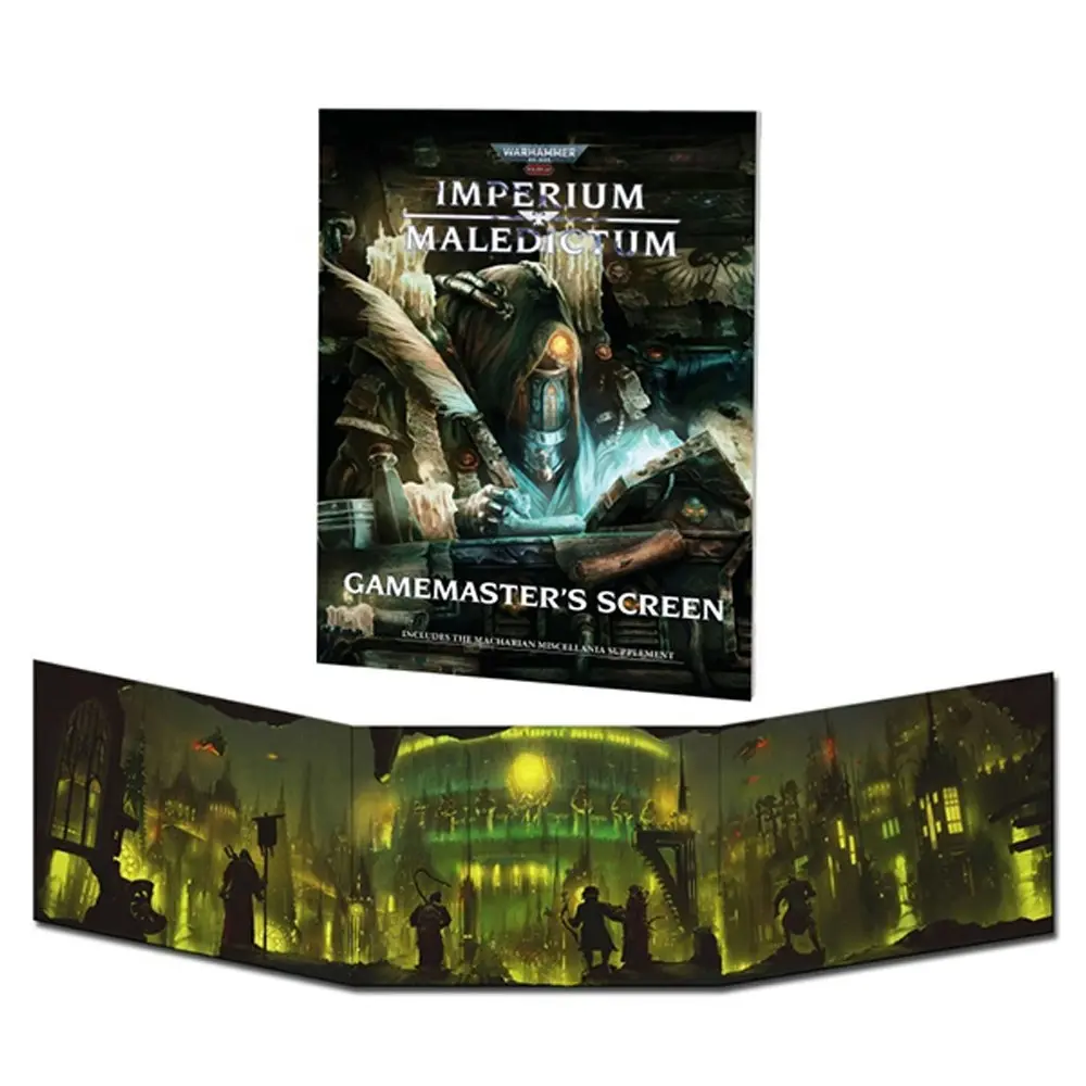 Warhammer 40,000 Imperium Maledictum Gamesmaster Screen Role Playing Game Book