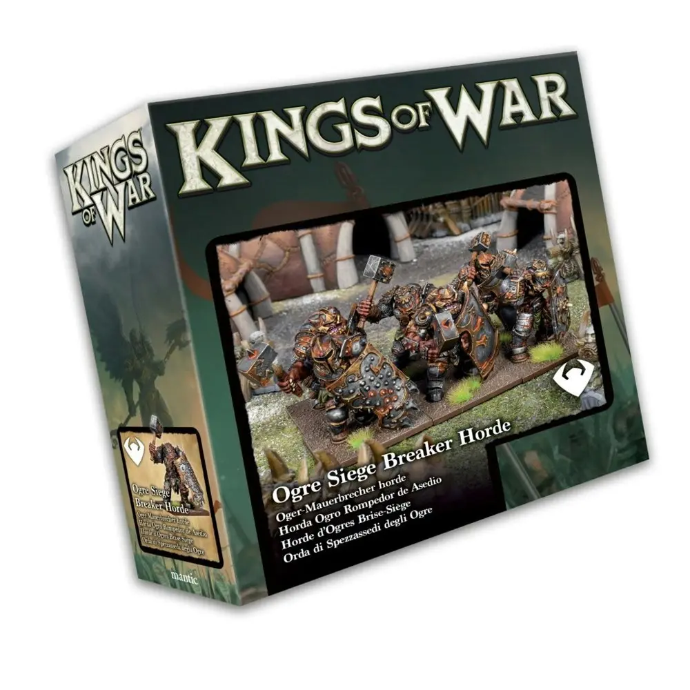 Mantic Games Kings Of War Ogre Siege Breaker Horde Tabletop Miniature Figure Toy