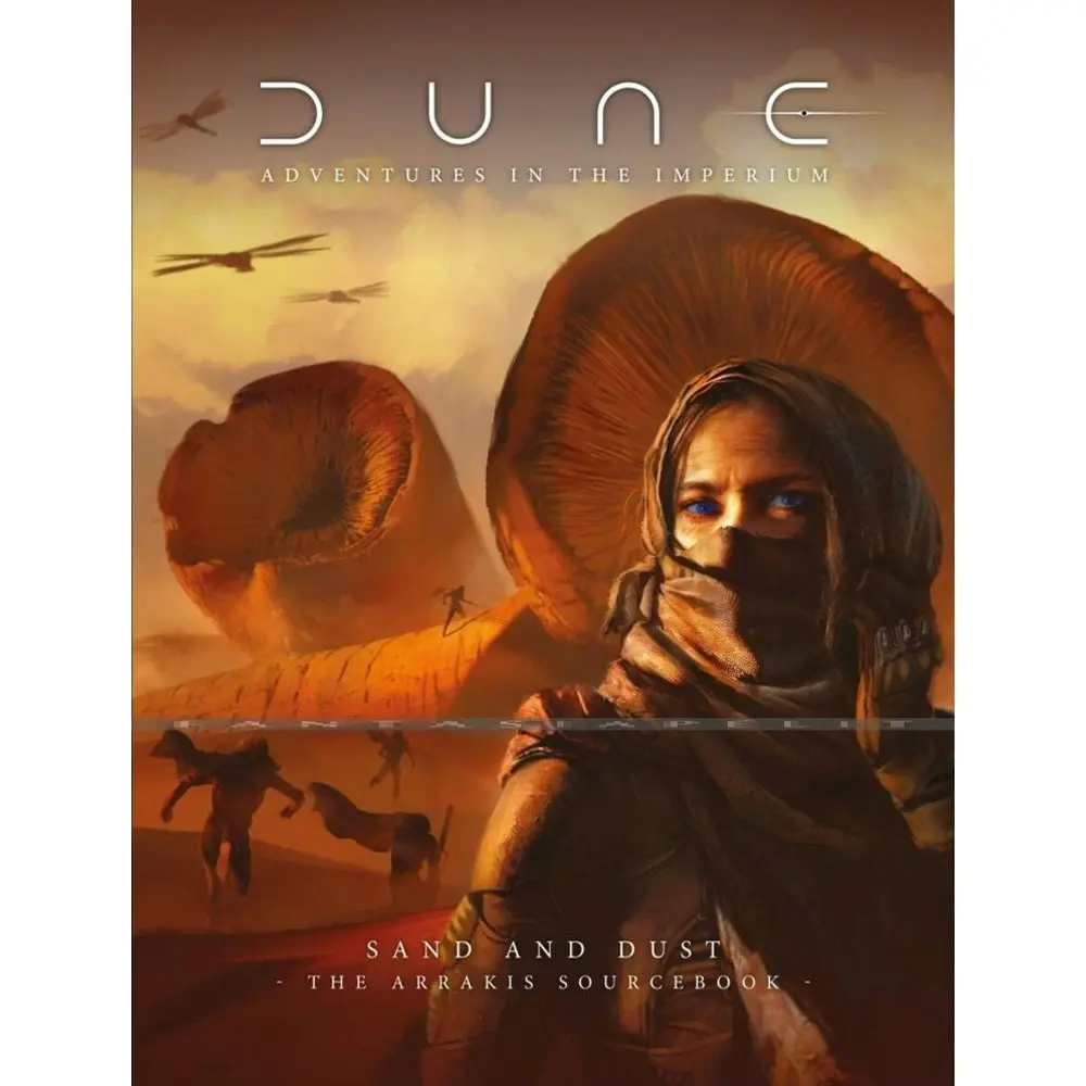 Modiphius Entertainment Dune RPG Sand & Dust Adventure Tabletop Sourcebook Game