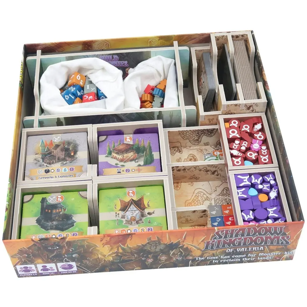 Folded Space Game Inserts Divider Tray Organiser Guild Academies Of Valeria