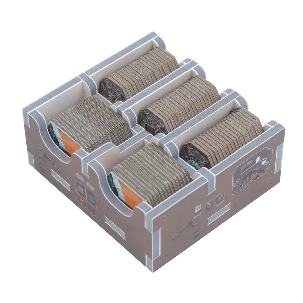 Folded Space Game Inserts Divider Tray Boardgame Organiser Box For Revive