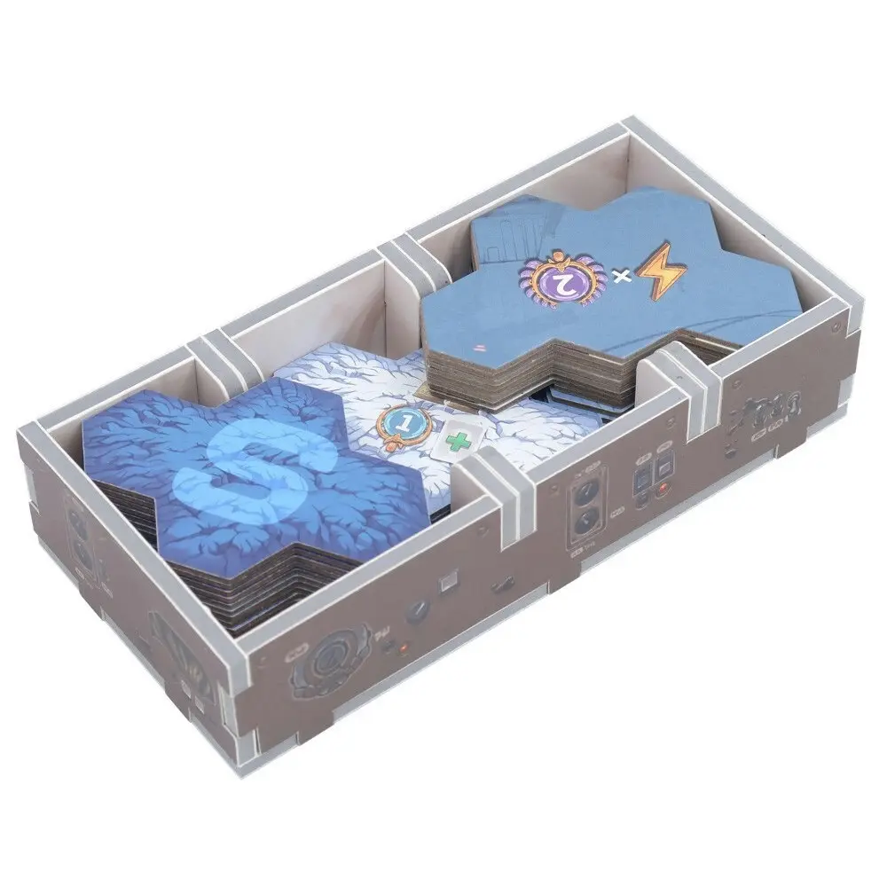 Folded Space Game Inserts Divider Tray Boardgame Organiser Box For Revive