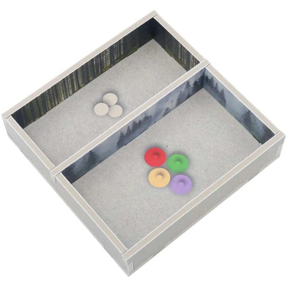 Folded Space Game Colour Inserts Divider Tray Boardgame Organiser For Earth