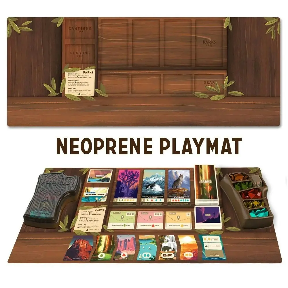 Keymaster Games Parks Neoprene Playmat Playing Battlemat Board Game Accessory