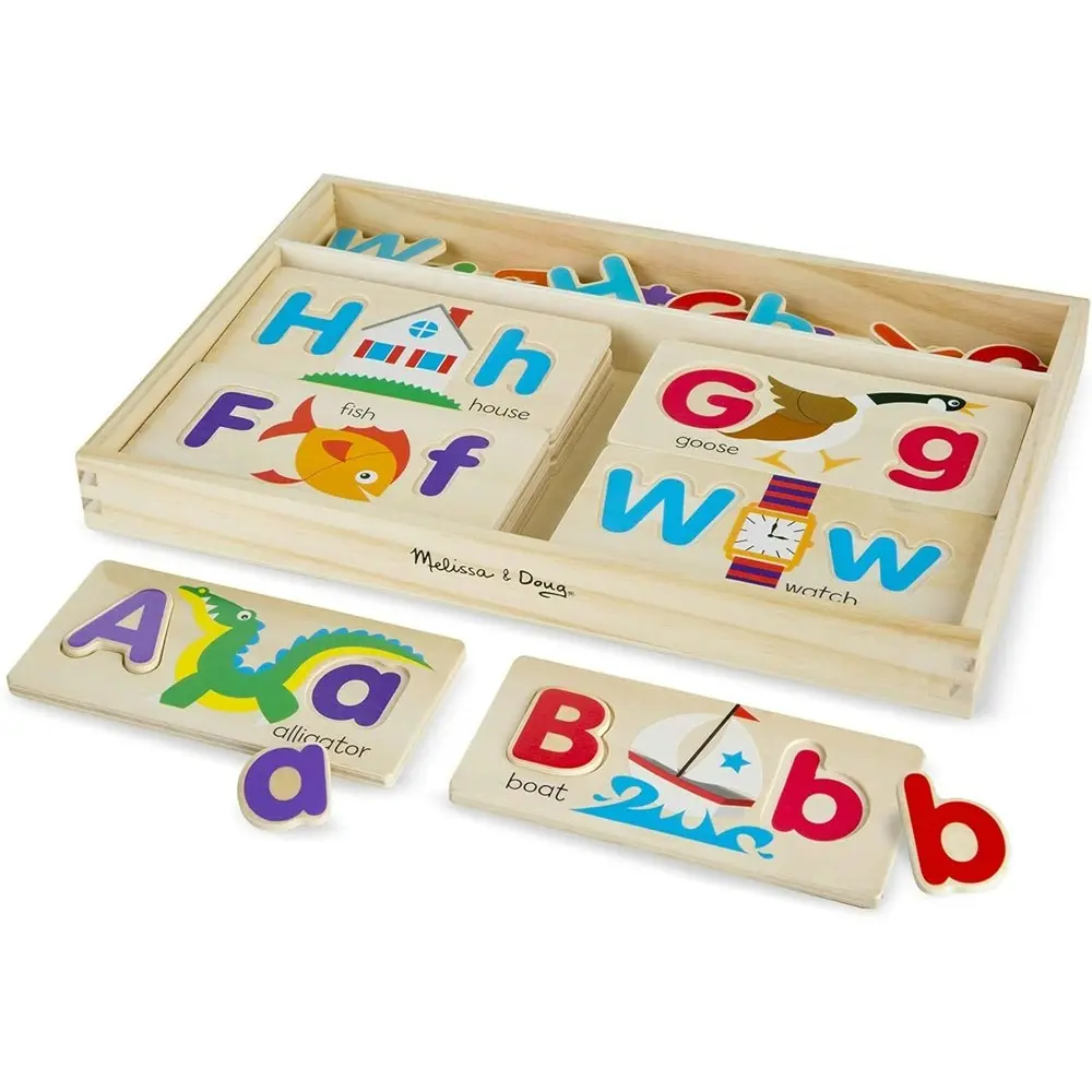 Melissa & Doug ABC Picture Boards Kids/Childrens Interactive Play Toy 4+