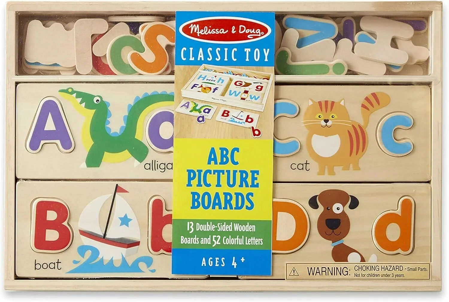 Melissa & Doug ABC Picture Boards Kids/Childrens Interactive Play Toy 4+