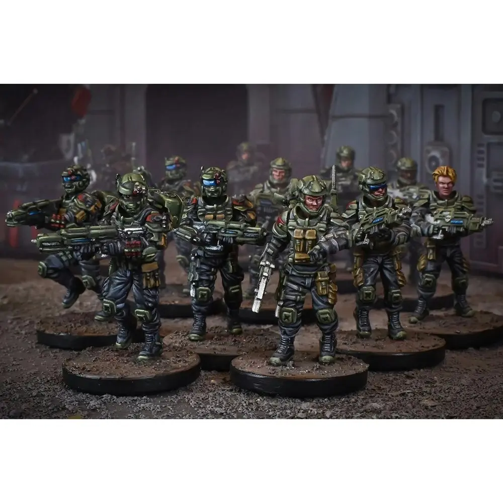 Mantic Games Firefight Gcps Troopers Tabletop Miniature Kids/Adult Figure Toy