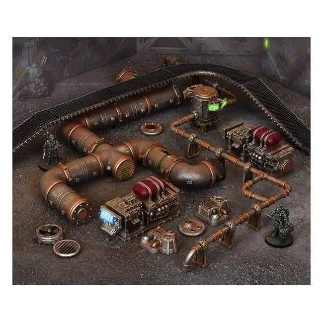 Mantic Games Terrain Crate Industrial Sci-Fi Battlefield TTRPG Accessories Set