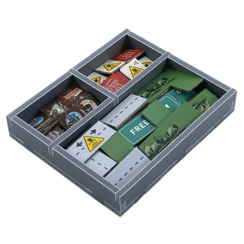 Folded Space Game Inserts Divider Tray Boardgame Organiser Food Chain Magnate