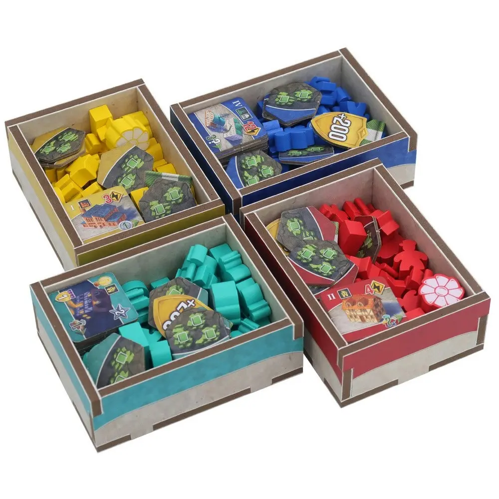 Folded Space Game Inserts Divider Tray Boardgame Organiser Box For Nucleum