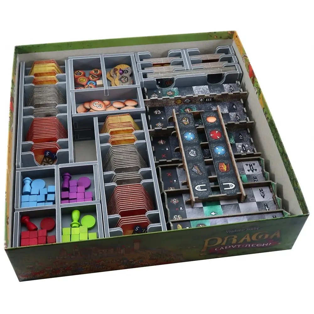 Folded Space Game Inserts Divider Tray Boardgame Organiser Praga Caput Regni