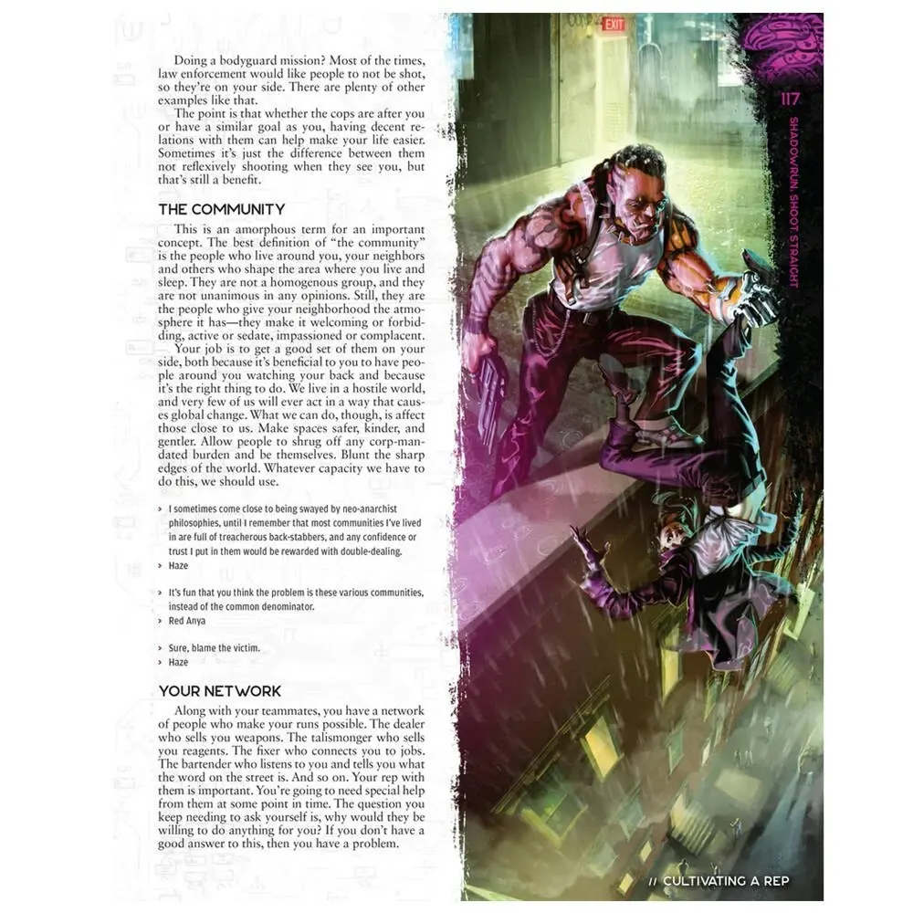 Catalyst Game Labs Shadowrun Roleplaying Game Shoot Straight Guide Rule Book