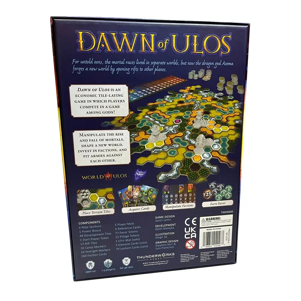 Thunderworks Games Dawn of Ulos A Roll Player Tale Strategy Board Game 14y+