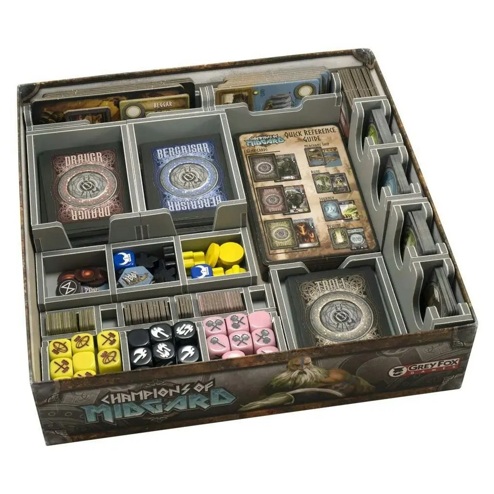 Folded Space Game Inserts Divider Tray Boardgame Organiser Champions Of Midgard