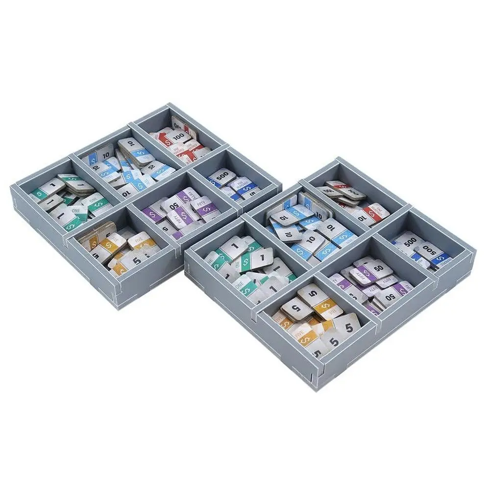 Folded Space Game Inserts Divider Tray Boardgame Organiser Box For Pipeline