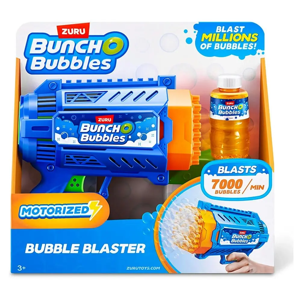 ZURU Bunch O Bubbles Motorised Gun Blaster Kids/Childrens Toy  - Medium 3+