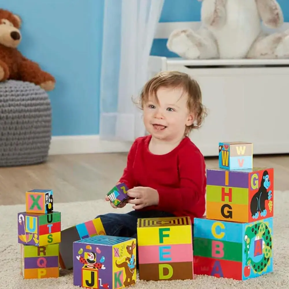 Melissa & Doug Alphabet Nesting & Stacking Blocks Kids/Childrens Toy 2+