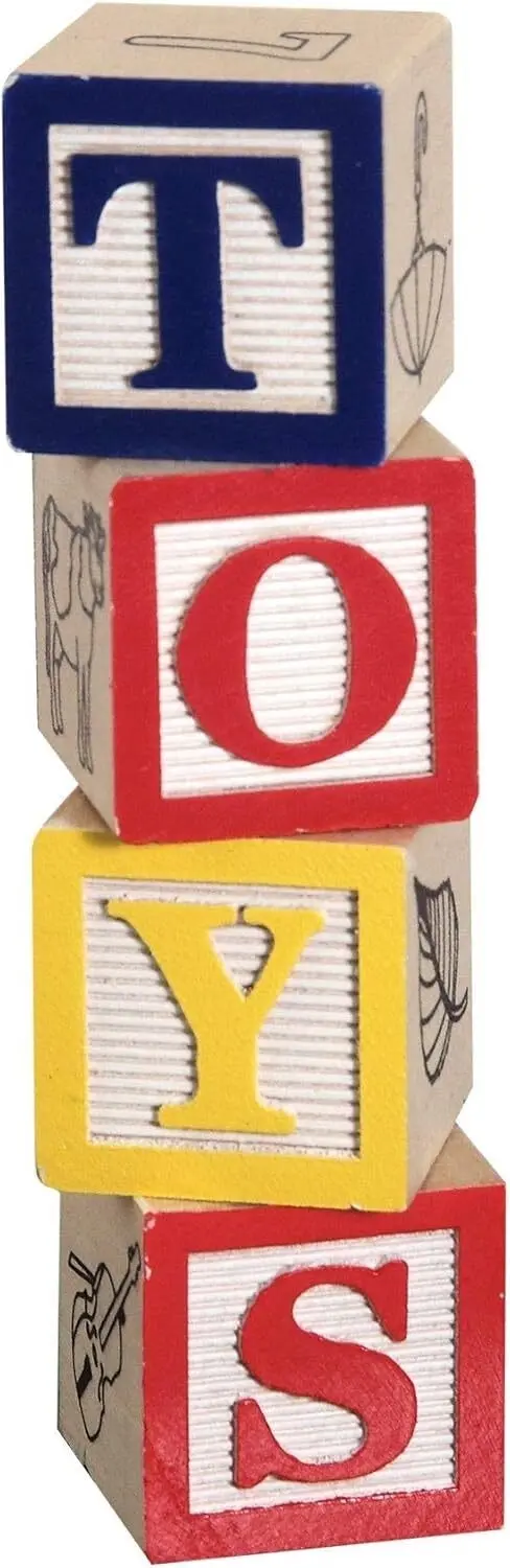 Melissa & Doug Wooden ABC123 Blocks Kids/Childrens Interactive Play Toy 2+