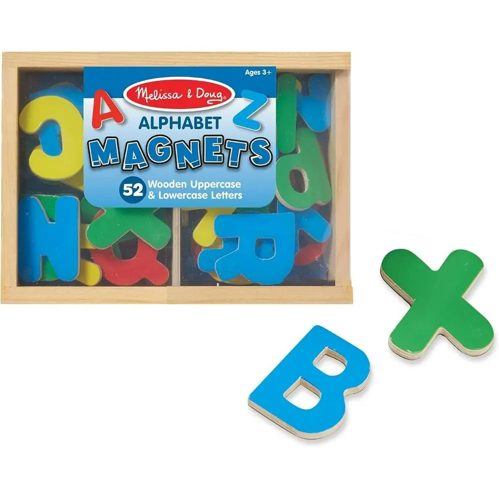 Melissa & Doug Alphabet Magnets 52pc Kids/Childrens Interactive Play Toy 2+